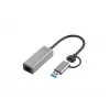 i-tec Metal USB-C/USB-A 2.5Gbps Ethernet adapteris