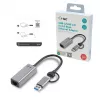 i-tec Metal USB-C/USB-A 2.5Gbps Ethernet adapteris