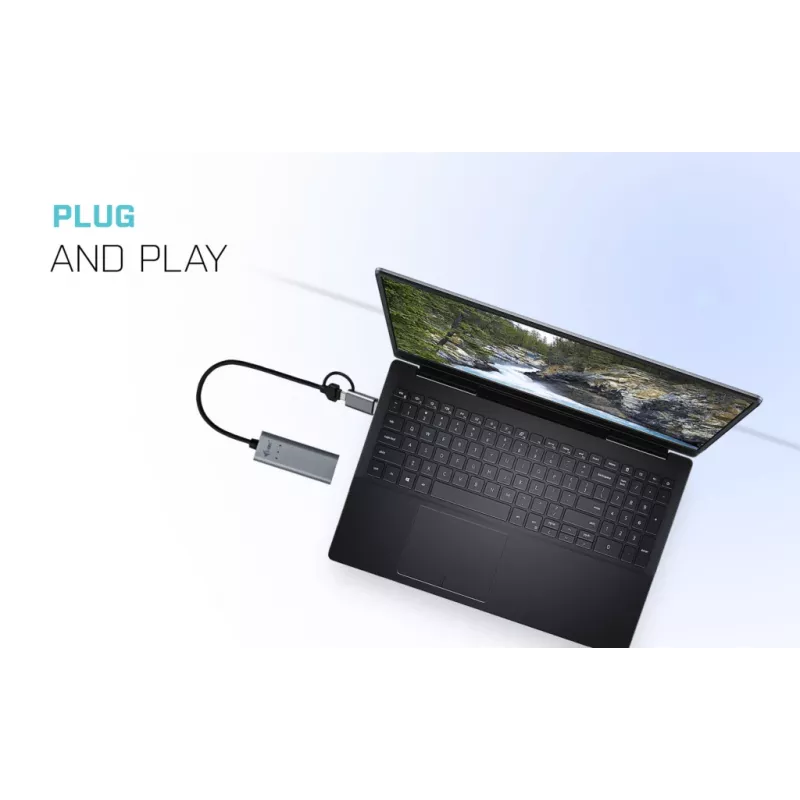 i-tec Metal USB-C/USB-A 2.5Gbps Ethernet adapteris
