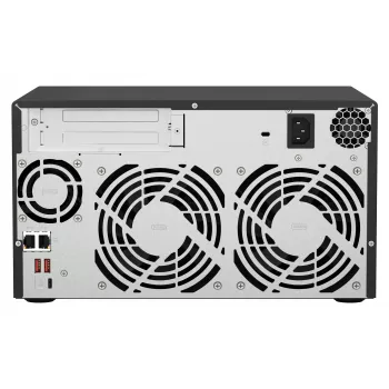 QNAP TS-873A NAS bokštinis serveris Ryzen Embedded V1500B 8 GB DDR4 0 TB QNAP Turbo System juodas