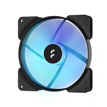 FRACTAL DESIGN Aspect 14 RGB Pwm ventiliatorius juodas rėmas