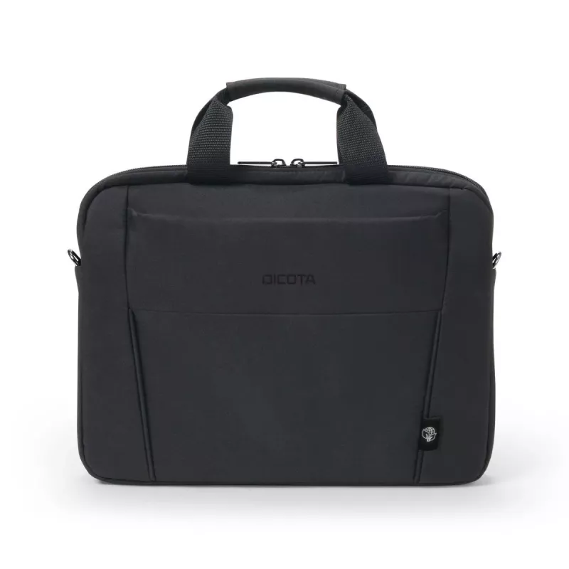 DICOTA Eco Slim Case Base nešiojamojo kompiuterio dėklas 13–14,1 col. juoda / 300d RPET poliesteris