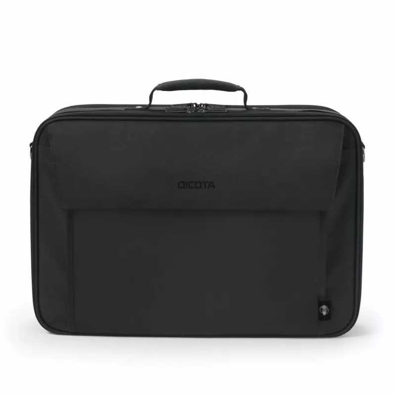 DICOTA Eco Multi Plus BASE – 14-15.6 col. nešiojamojo kompiuterio dėklas, juodas / 300d rPET poliesteris