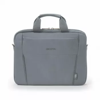 DICOTA Eco Slim Case Base – dėklas nešiojamam kompiuteriui 13–14,1 colio, pilkas / perdirbtas poliesteris