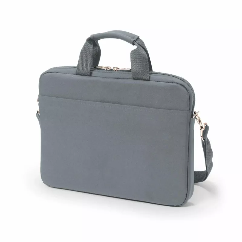 DICOTA Eco Slim Case Base – dėklas nešiojamam kompiuteriui 13–14,1 colio, pilkas / perdirbtas poliesteris