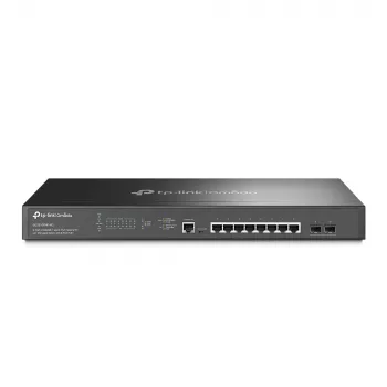 TP-Link Omada 8 prievadų 2.5GBASE-T ir 2 prievadų 10GE SFP+ L2+ valdomas jungiklis su 8 PoE+ prievadais