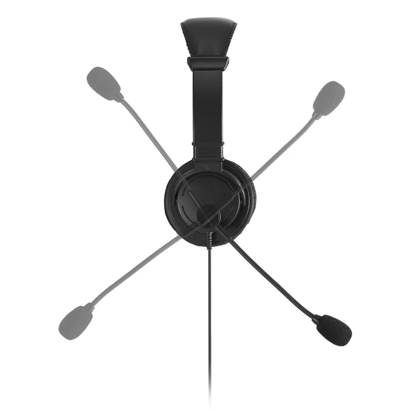 Kensington Classic USB-C ausinės su mikrofonu, laidinės, skambučiams/muzikai, juodos