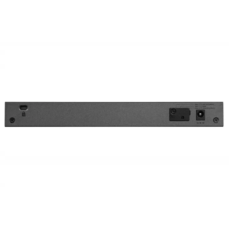 NETGEAR GS108LP nevaldomas Gigabit Ethernet (10/100/1000) jungiklis su PoE, 1U, juodas/pilka