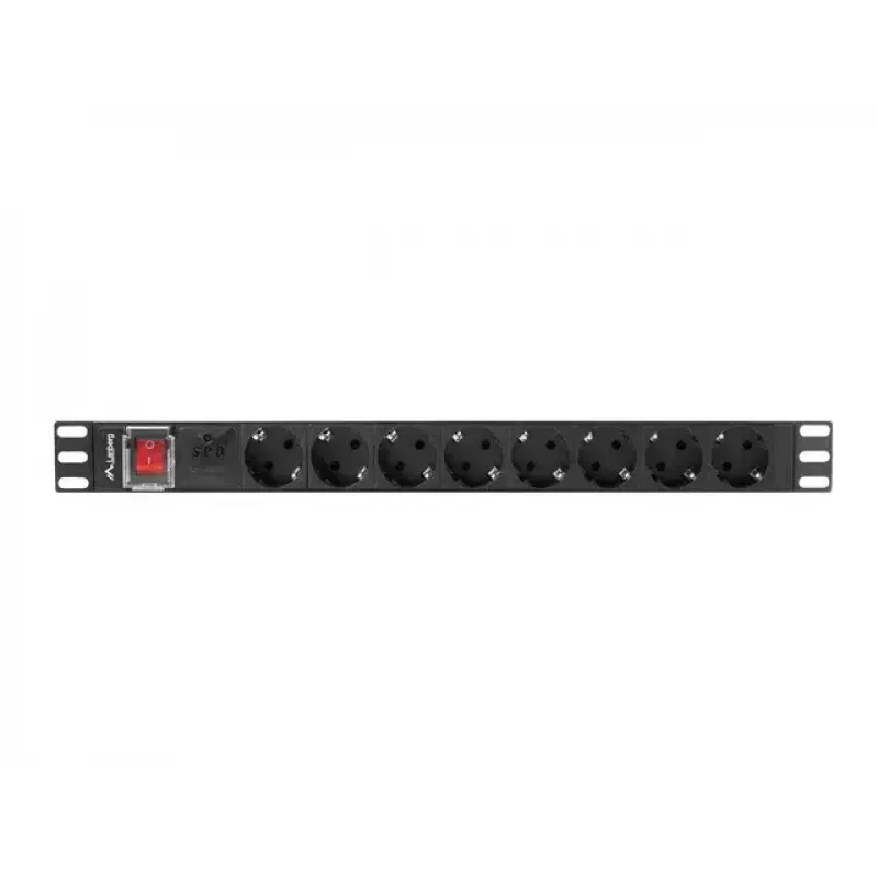 Maitinimo skirstytuvas PDU Lanberg PDU-08F-0200-BK