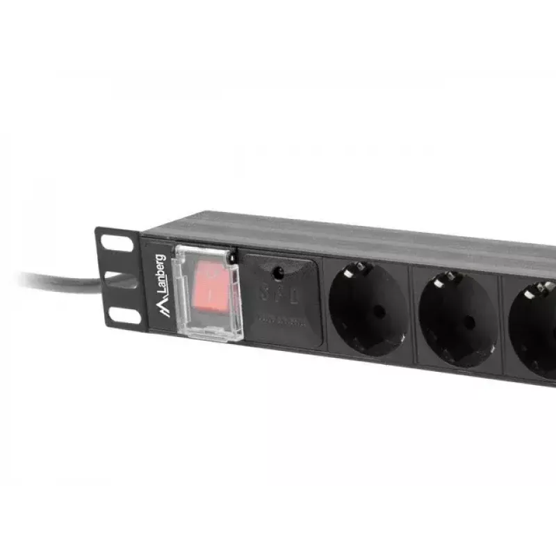 Maitinimo skirstytuvas PDU Lanberg PDU-08F-0200-BK