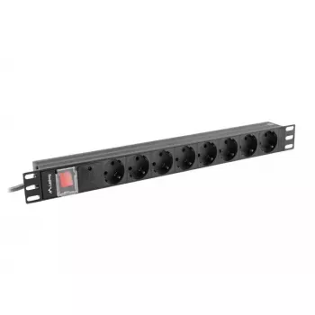 Maitinimo skirstytuvas PDU Lanberg PDU-08F-0200-BK