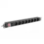 Maitinimo skirstytuvas PDU Lanberg PDU-08F-0200-BK