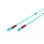 DIGITUS Fiber Optic Patch Cord, LC į LC, daugiamodis 50/125 µ, dubleksas, 5 m, OM3