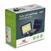 LED lauko saulės prožektorius MACLEAN MCE438, 5W, 400 lm, IP44, Li-Ion 5,2V, sieninis, balta šviesa, juodas