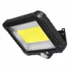 LED lauko saulės prožektorius MACLEAN MCE438, 5W, 400 lm, IP44, Li-Ion 5,2V, sieninis, balta šviesa, juodas