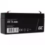 UPS baterija Švino rūgšties sandari Green Cell AGM38 6V 3.4Ah