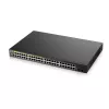 Zyxel GS1900-48HPv2 valdomas L2 Gigabit Ethernet jungiklis su PoE (juodas)
