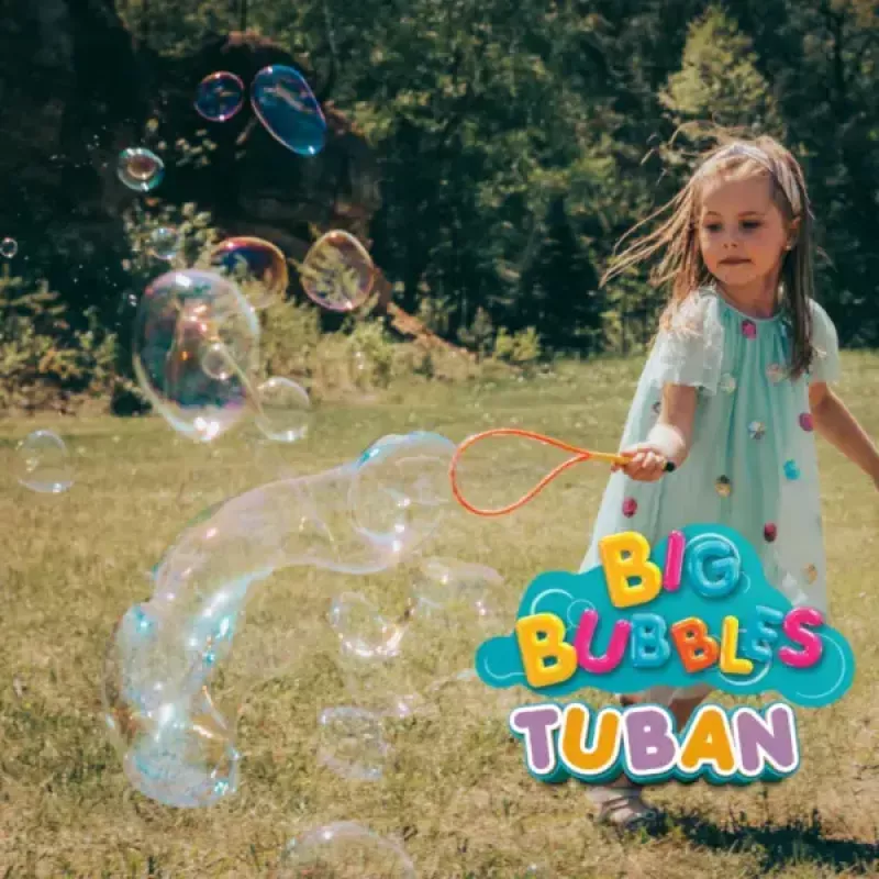 Burbulų rinkinys Tuban MEGA SET DIDELIEMS BURBULAMS, rekomenduojamas amžius nuo 3 metų