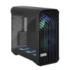 PC korpusas Fractal Design Torrent Tower Black – ATX/EATX/ITX, 2x180mm priekiniai ventiliatoriai, 2x3,5 colio ir 4x2,5 colio diskų vietos, grūdintas stiklas