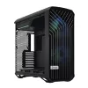 PC korpusas Fractal Design Torrent Tower Black – ATX/EATX/ITX, 2x180mm priekiniai ventiliatoriai, 2x3,5 colio ir 4x2,5 colio diskų vietos, grūdintas stiklas