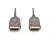 DIGITUS DisplayPort AOC hibridinis šviesolaidinis laidas M/M UHD 8K@60Hz, CE, juodas 15m