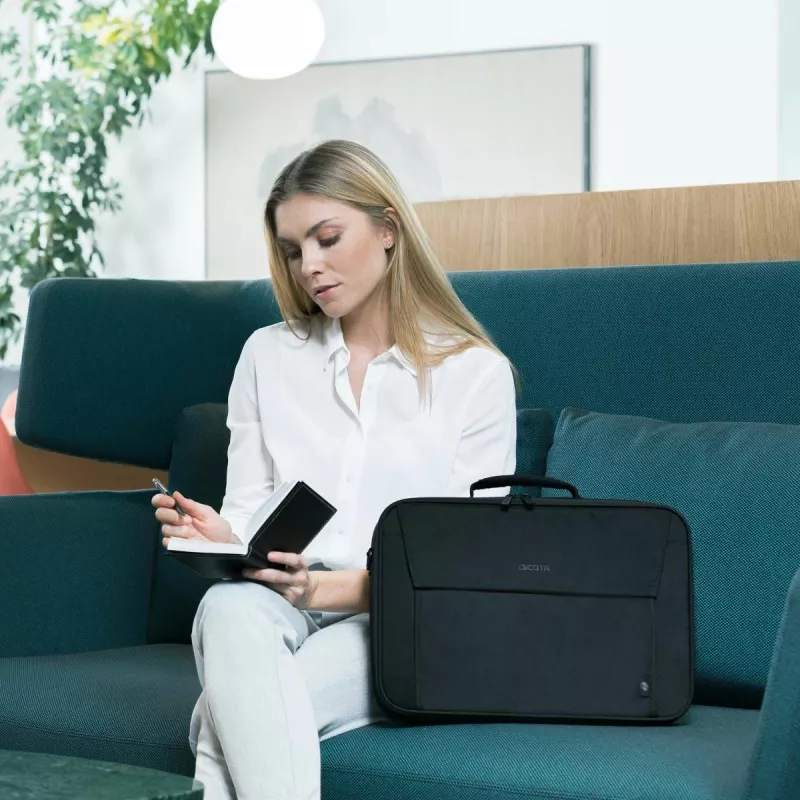 Dėklas nešiojamam kompiuteriui DICOTA Eco Multi Base - 15-17,3 col. - Juodas / 300d Rpet poliesteris