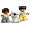 LEGO DUPLO skaičių traukinukas 10954 – ankstyvojo mokymosi traukinys su sunumeruotais vagonėliais skaičiavimui ir rūšiavimui