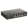 D-Link DGS-1100-05PDV2 5 prievadų Gigabit PoE valdomas komutatorius su 1 PD prievadu