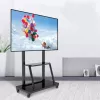 Nešiojamas plokščiaekranis grindinis stovas TECHLY Signage Display Mount ICA-TR30 – 55–100 colių, VESA 1200x600, 150 kg, ratukai, juodas