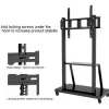Nešiojamas plokščiaekranis grindinis stovas TECHLY Signage Display Mount ICA-TR30 – 55–100 colių, VESA 1200x600, 150 kg, ratukai, juodas