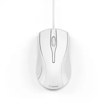 Hama MC-200 pelė Office, dešinei rankai, USB Type-A, optinė, 1200 DPI