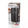 Kavos malūnėlis Adler AD4446BS – 150 W, nerūdijančio plieno girnos, 75 g pupelių talpa, juodas