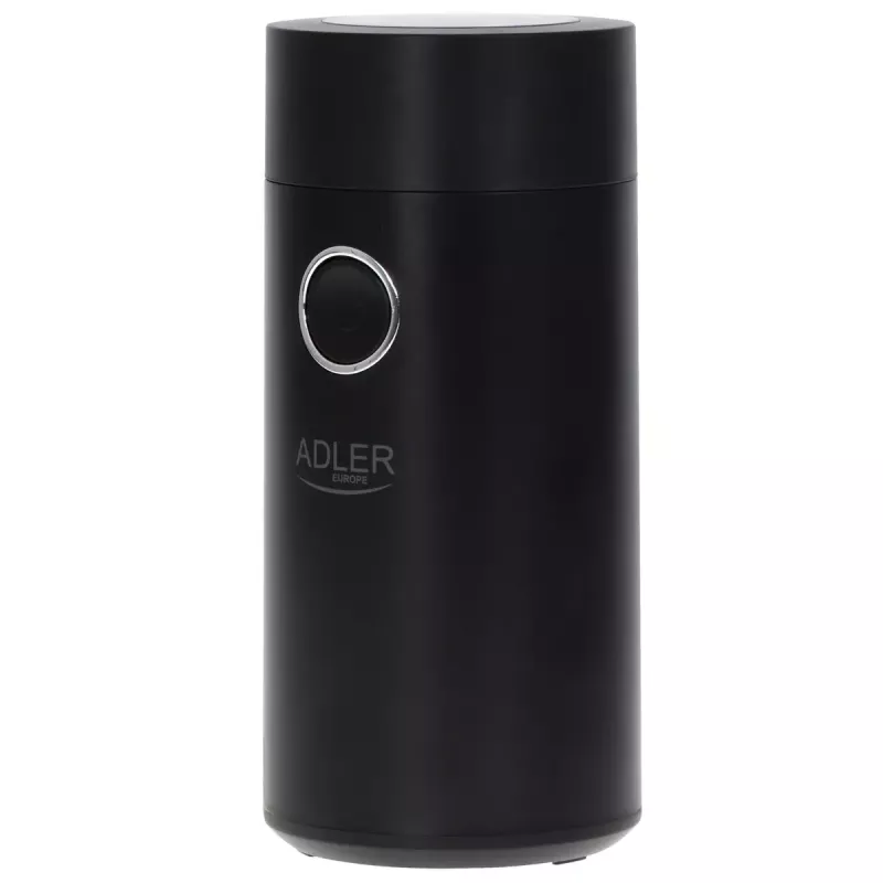 Kavos malūnėlis Adler AD4446BS – 150 W, nerūdijančio plieno girnos, 75 g pupelių talpa, juodas