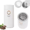 Kavamalė Adler AD4446WG – elektrinė maltuvė su nerūdijančio plieno girnomis, 75 g talpa, 150 W, balta