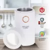 Kavamalė Adler AD4446WG – elektrinė maltuvė su nerūdijančio plieno girnomis, 75 g talpa, 150 W, balta