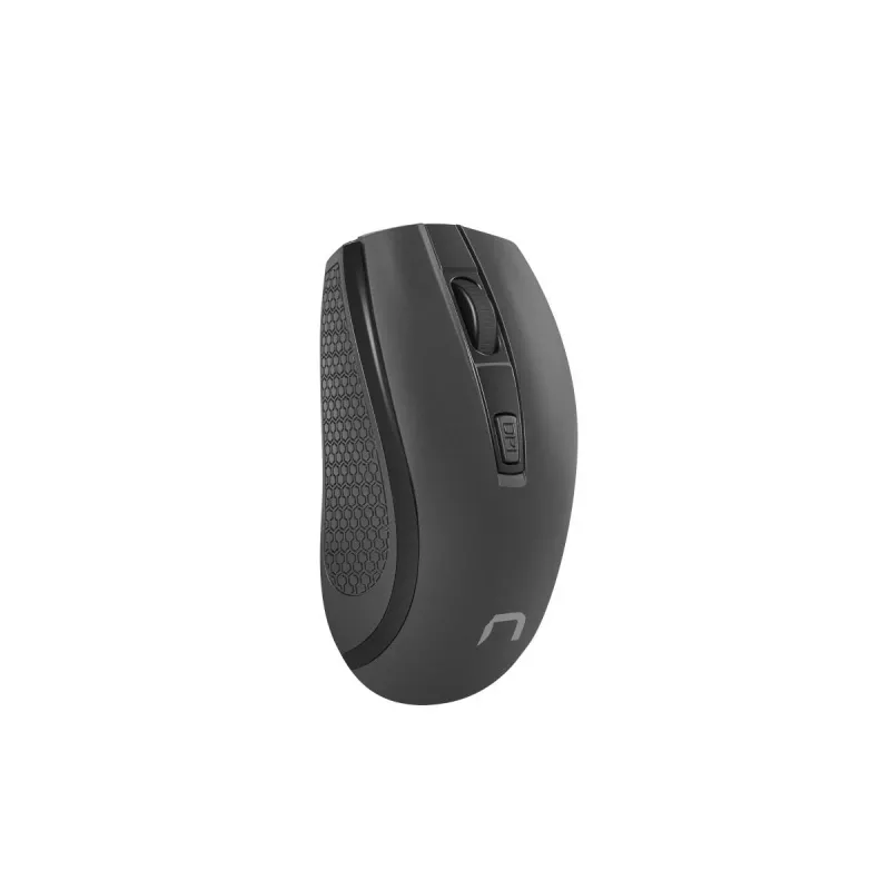 Belaidė optinė pelė NATEC Jay 2 RF — 2,4 GHz, 1600 DPI, ambidekstrinė, 4 mygtukai, juoda