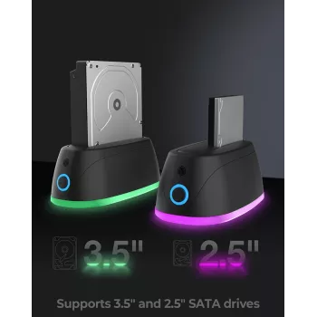 ICY BOX IB-1124L-C3 USB 3.2 Gen 1 (3.1 Gen 1) Type-B juoda
