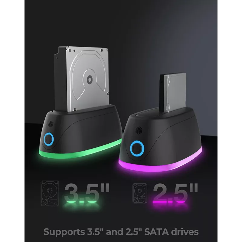 ICY BOX IB-1124L-C3 USB 3.2 Gen 1 (3.1 Gen 1) Type-B juoda