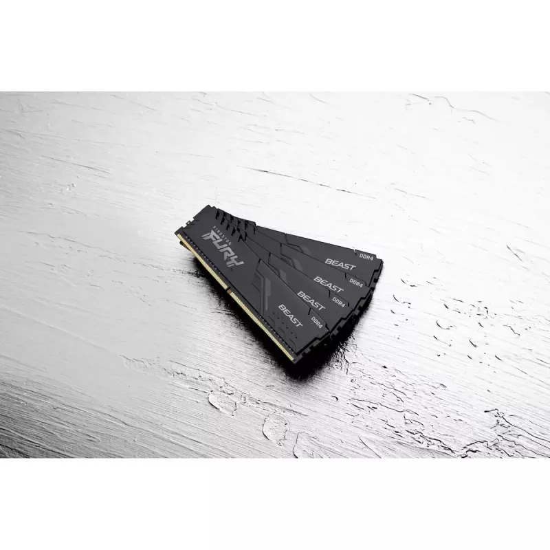 Kingston FURY Beast 64 GB (2x32 GB) DDR4 3600 MHz CL18 juodas