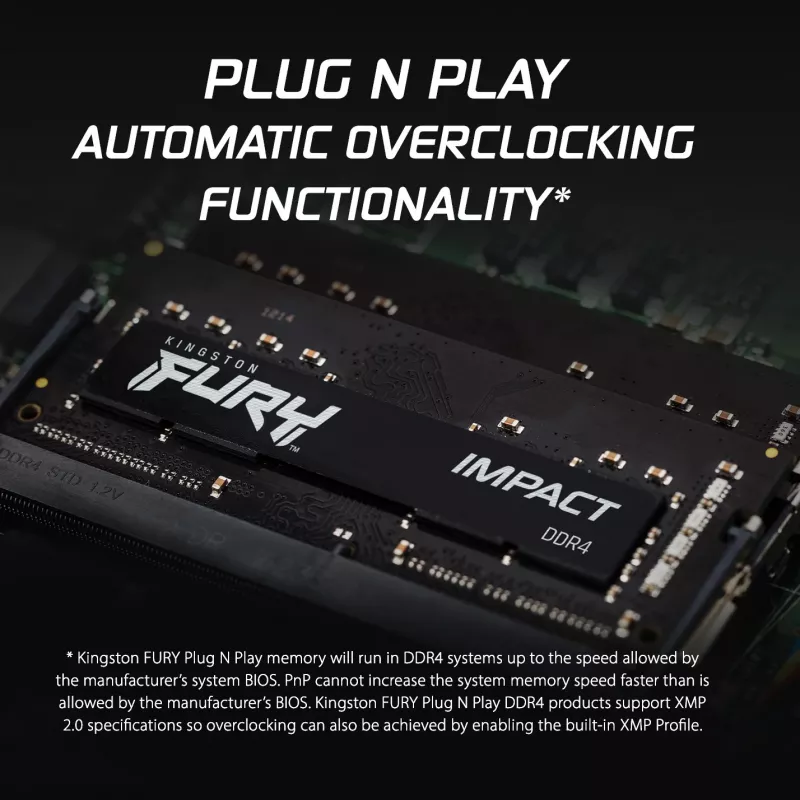 Kingston FURY 16GB 3200MT/s DDR4 CL20 SODIMM Impact