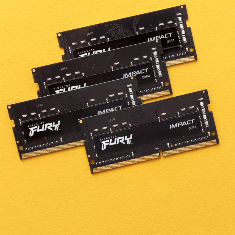 Kingston Technology FURY 16GB 3200MT/s DDR4 CL20 SODIMM (2 modulių rinkinys) Impact