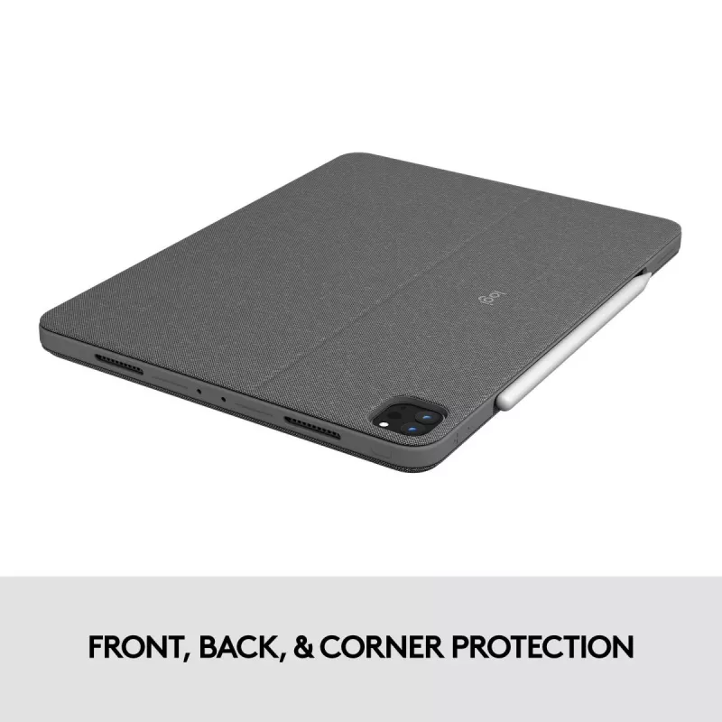 LOGITECH Combo Touch - iPad Pro 12,9 colio (5-osios kartos) - anglų QWERTY