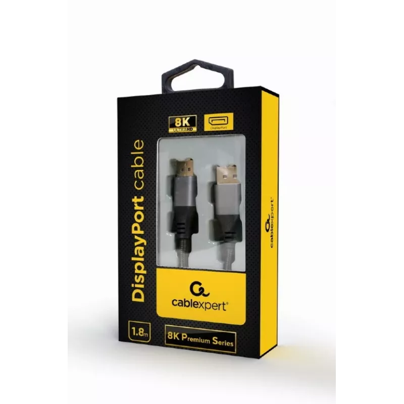 GEMBIRD DisplayPort kabelis, 8K Premium serija, 2m