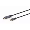 Kabelis adapteris Gembird CC-DP-HDMI-4K-6 — DisplayPort į HDMI Type A, 1,8 m, 4K, juodas