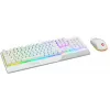 Žaidimų klaviatūros ir pelės rinkinys MSI VIGOR GK30 COMBO WHITE