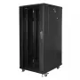 Laisvai pastatomas serverinis stovas Lanberg FF01-6827-12BL 27U, 19 inch, 800 kg