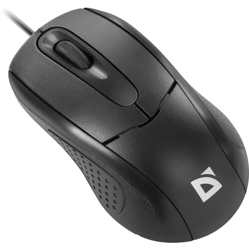 Laidinė optinė pelė DEFENDER MB-580 USB Type-A, ambidekstrinė, 1000 DPI, 3 mygtukai, juoda