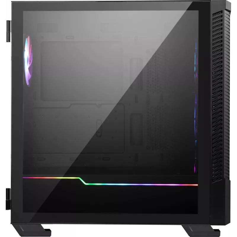 PC korpusas MSI MPG VELOX 100R Mid Tower juodas — ATX, 7 plėtros lizdai, 2×3,5 colio vietos, 2×2,5 colio vietos, USB-C