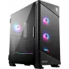 PC korpusas MSI MPG VELOX 100R Mid Tower juodas — ATX, 7 plėtros lizdai, 2×3,5 colio vietos, 2×2,5 colio vietos, USB-C