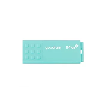 USB atmintukas GOODRAM 64 GB USB-A 3.2 Gen 1 UME3, turkio spalvos, skaitymas 60 MB/s, rašymas 20 MB/s